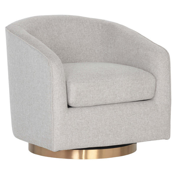 home fashion Hazel Swivel Chair Belfast Heather Grey