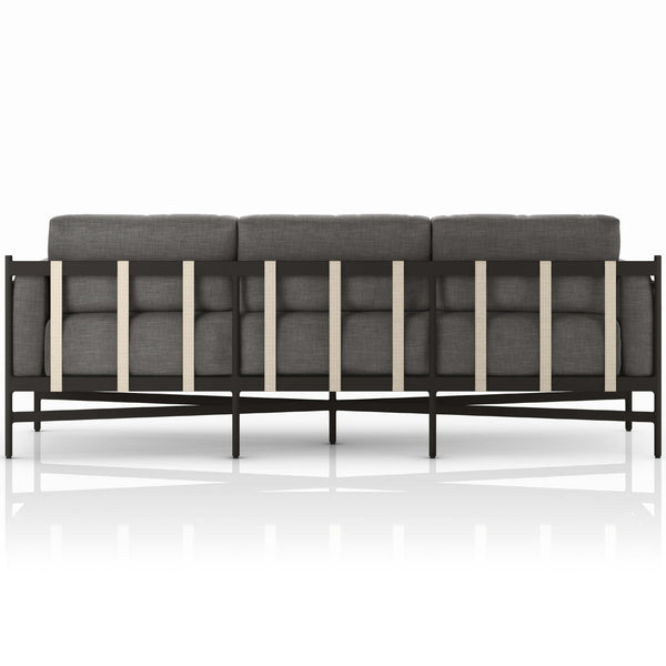 Home Fashion Hearst 99" Outdoor Sofa Charcoal By Four Hands