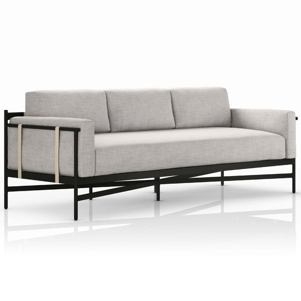 Home Fashion Hearst 99" Outdoor Sofa Stone Grey By Four Hands
