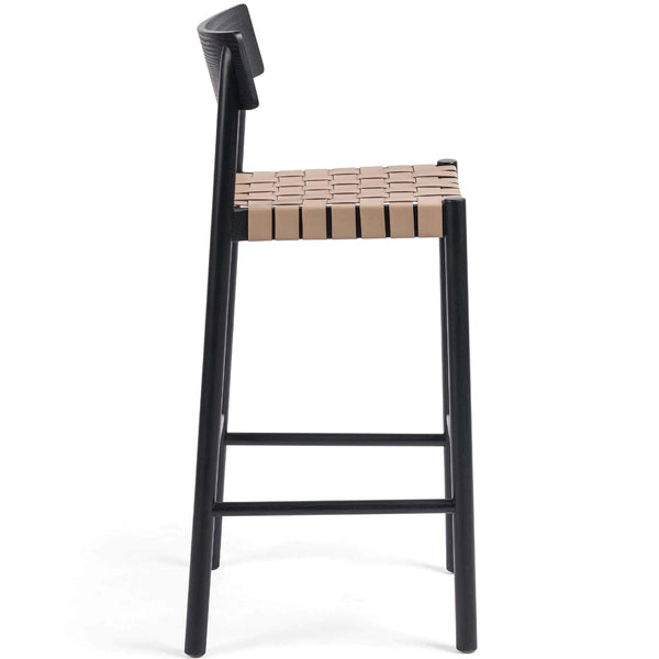 Home Fashion Heisler Bar & Counter Stool Black By Four Hands