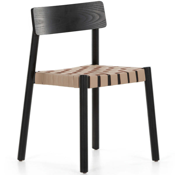 home fashion Heisler Dining Chair Black Set of 2 by Four Hands