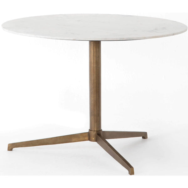 home fashion Helen Bistro Table White Marble by Four Hands
