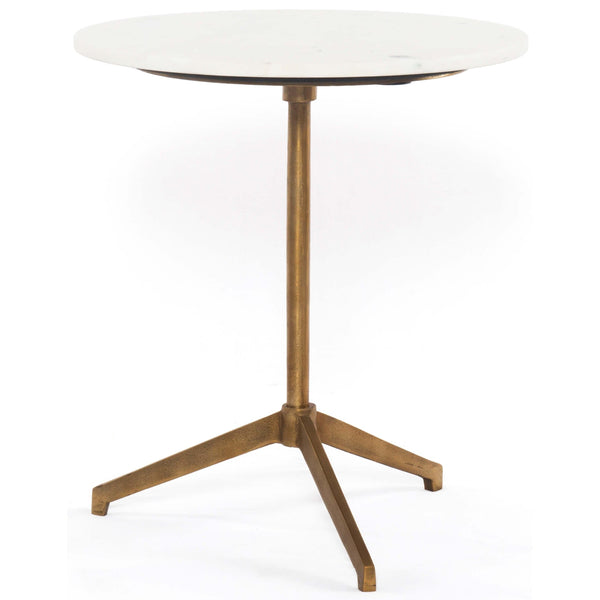 home fashion Helen End Table Raw Brass by Four Hands