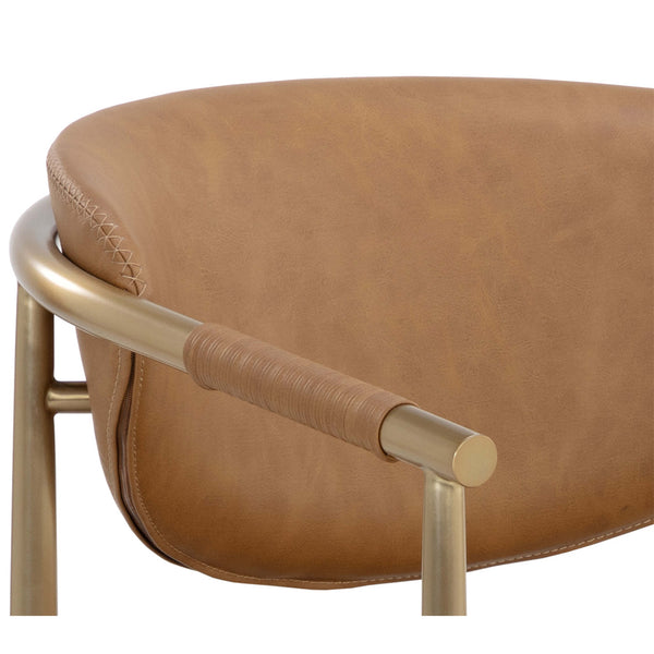 Home Fashion Heloise Arm Chair Milliken Cognac Set Of 2