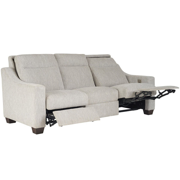 Home Fashion Higgins Power Motion Sofa Maverick Silver