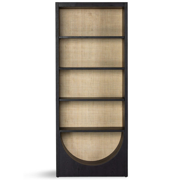 Home Fashion Higgs Bookcase Brushed Ebony By Four Hands