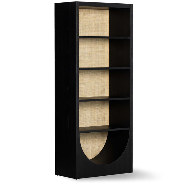 home fashion Higgs Bookcase Brushed Ebony by Four Hands