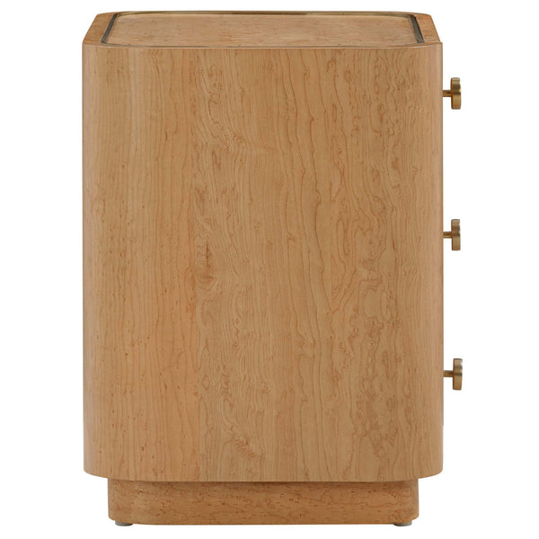 Home Fashion Abigail Nightstand Natural