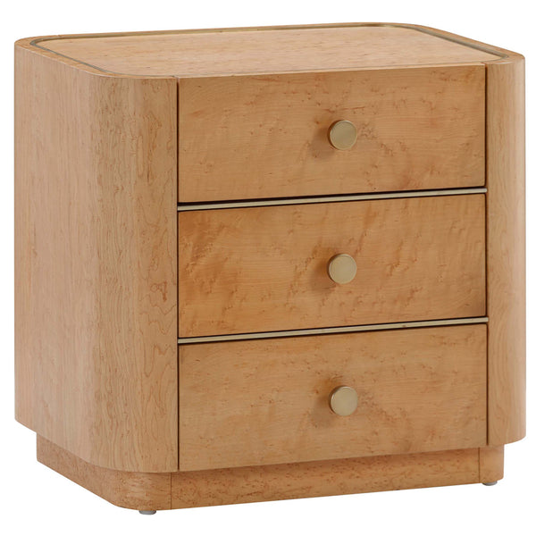 home fashion Abigail Nightstand Natural
