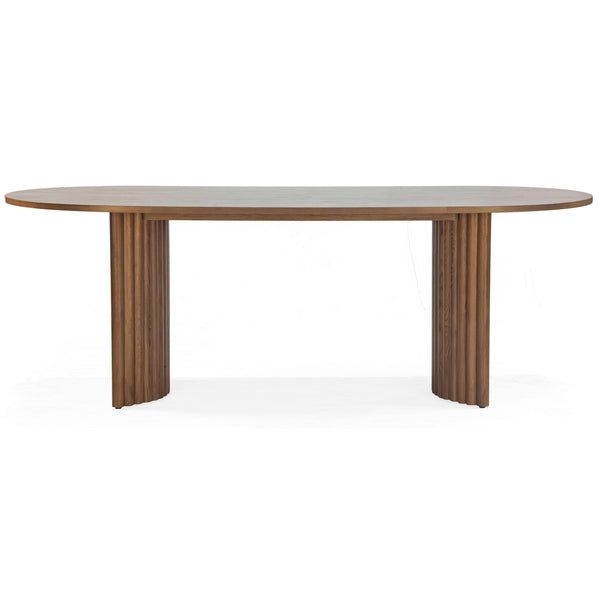 Home Fashion Accord Dining Table Smoked Oak