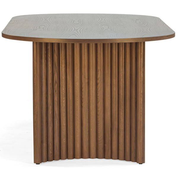 Home Fashion Accord Dining Table Smoked Oak