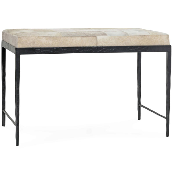 Home Fashion Achen Hide Bench Ivory