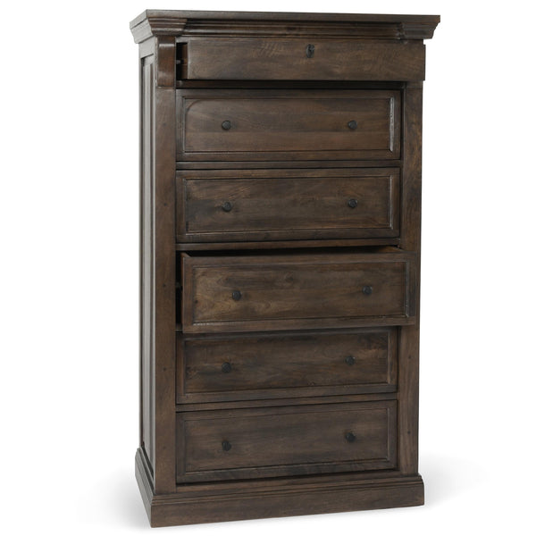 home fashion Adelaide 6 Drawer Chest Cocoa Brown
