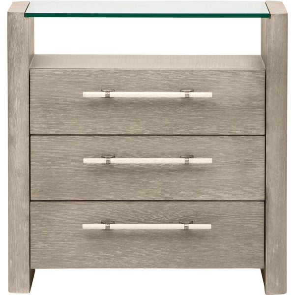 Home Fashion Affinity Three Drawer Nightstand