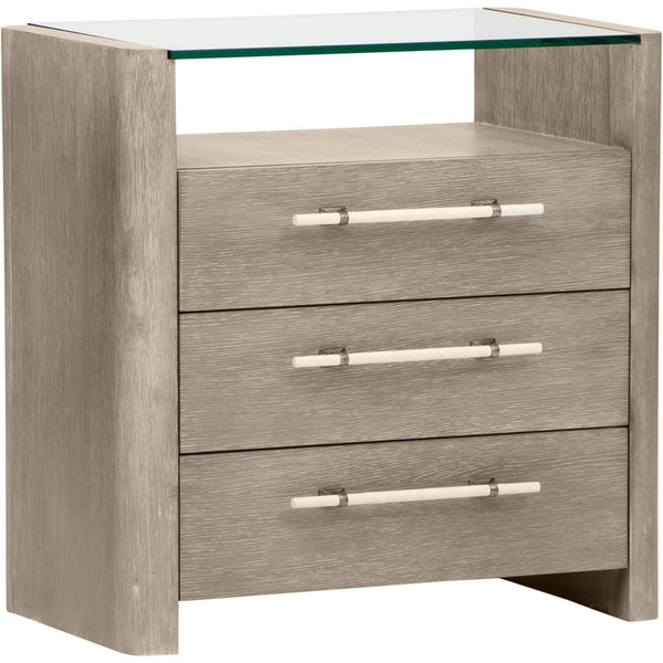 Home Fashion Affinity Three Drawer Nightstand