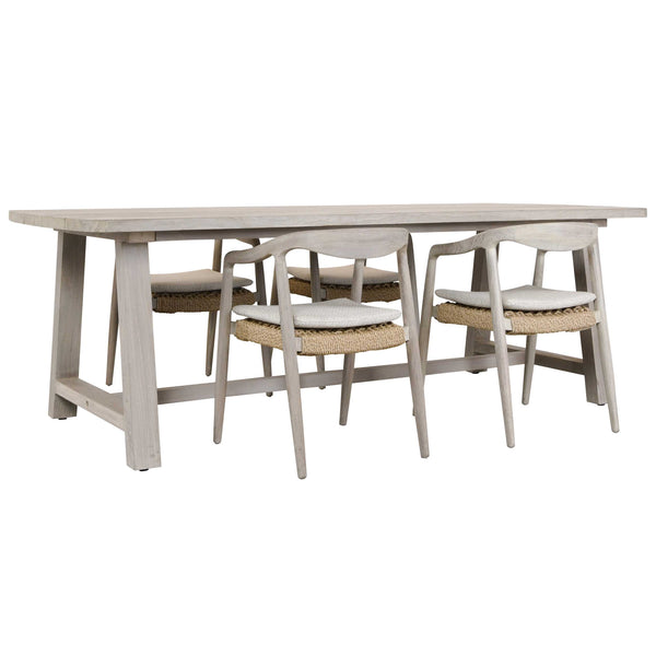 Home Fashion Agnes Outdoor Dining Table Gray