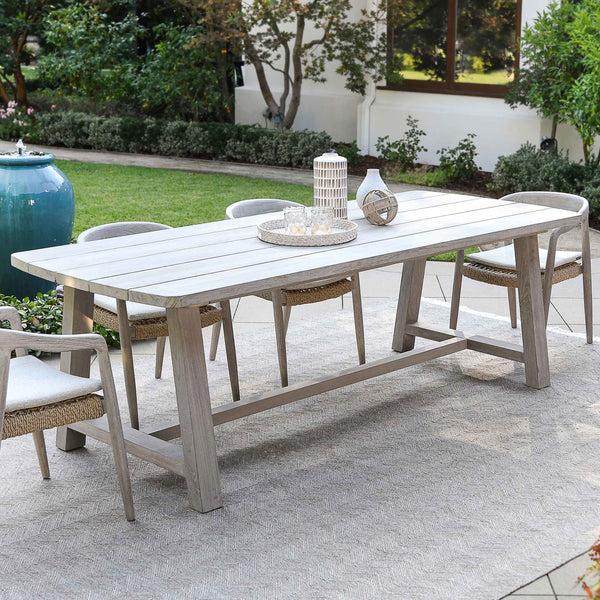 Home Fashion Agnes Outdoor Dining Table Gray