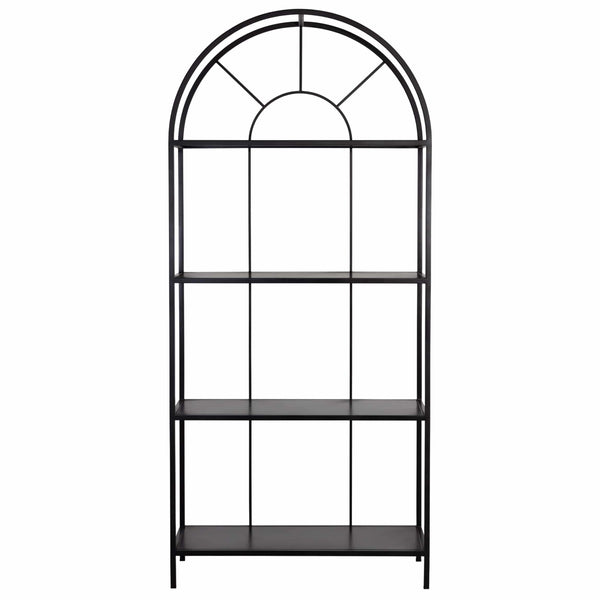 Home Fashion Alcove Bookcase Black