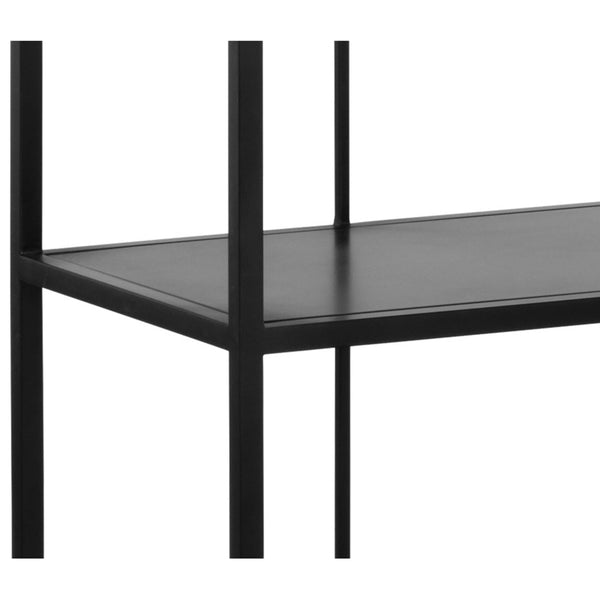 Home Fashion Alcove Bookcase Black