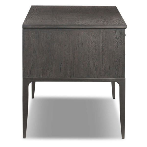 Home Fashion Alden Desk Worn Black By Four Hands