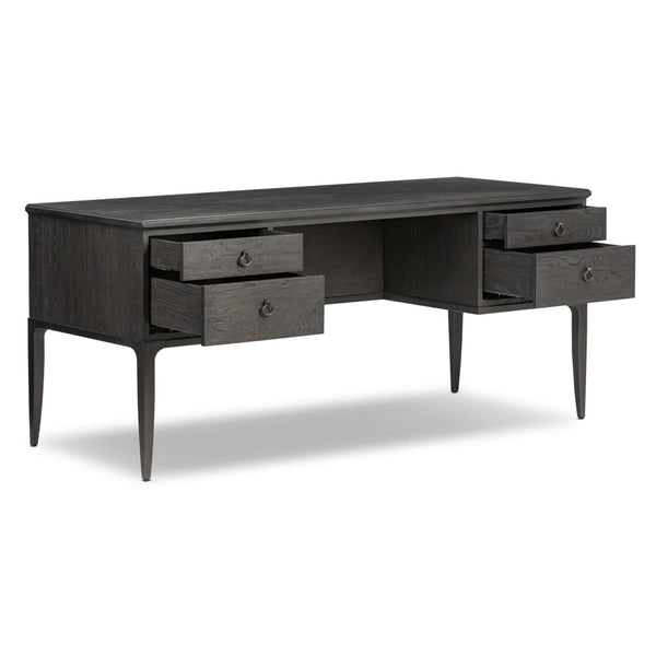 Home Fashion Alden Desk Worn Black By Four Hands