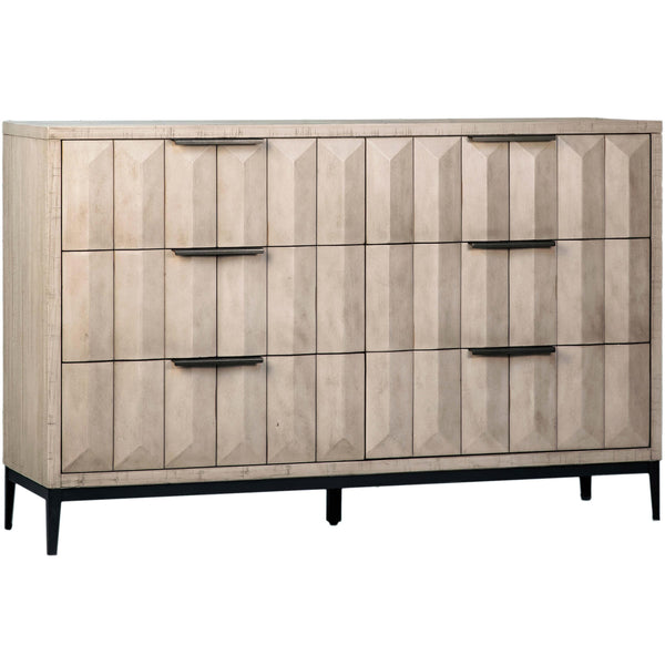 Home Fashion Aldwell Dresser Light Grey Wash