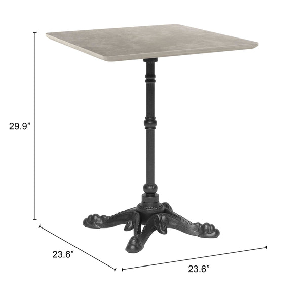 Home Fashion Alfresco Dining Table Gray