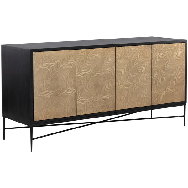 Home Fashion Algarve Sideboard Champagne Gold