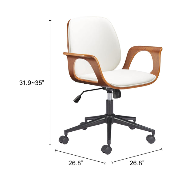Home Fashion Ali Office Chair White
