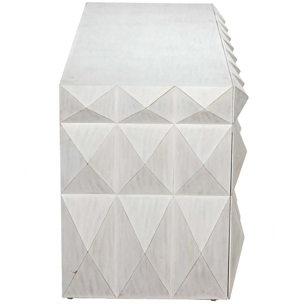 Home Fashion Allegra Dresser White Wash