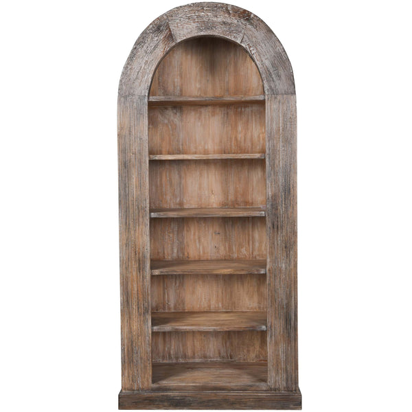 Home Fashion Alta Arch Bookcase Charcoal Haze