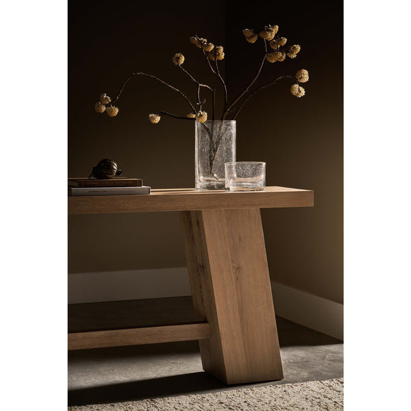 Home Fashion Altitude Console Table Warm Natural