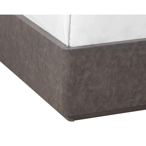 Home Fashion Altman King Bed Dark Grey