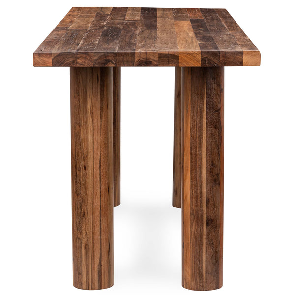 Home Fashion Alto Counter Table Rustic Brown