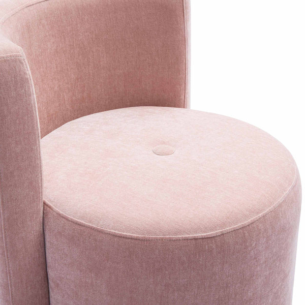 Home Fashion Alyssa Rolling Desk Chair Pink