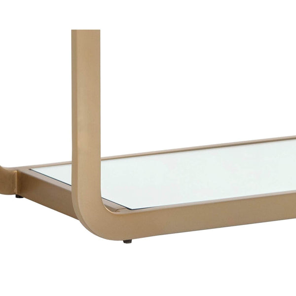 Home Fashion Ambretta Large Bookcase Gold