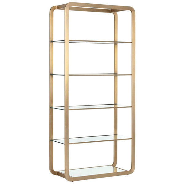 home fashion Ambretta Large Bookcase Gold