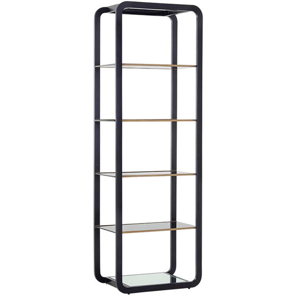 home fashion Ambretta Small Bookcase Black