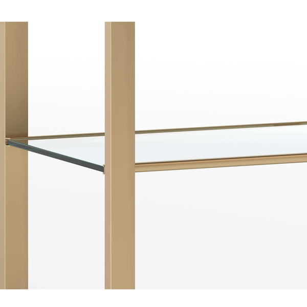 Home Fashion Ambretta Small Bookcase Gold