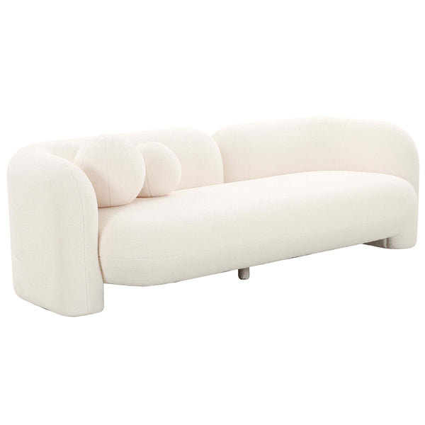 Home Fashion Amelie Faux Fur Sofa Cream