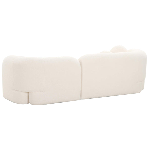 Home Fashion Amelie Faux Fur Sofa Cream