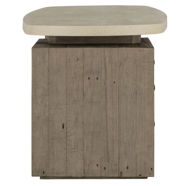 Home Fashion Angus Desk Distressed Gray