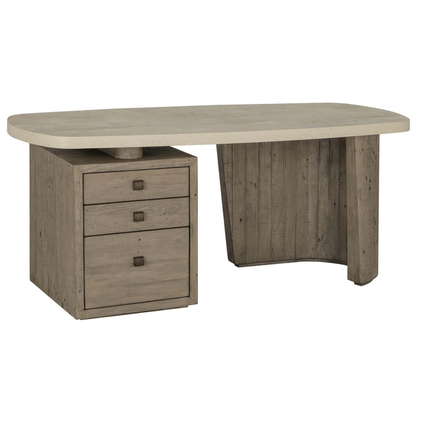 home fashion Angus Desk Distressed Gray