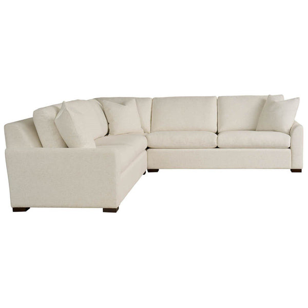 Home Fashion Anna 3 Piece Sectional Henequen Ivory