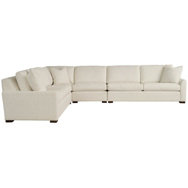 Home Fashion Anna 4 Piece Sectional Henequen Ivory