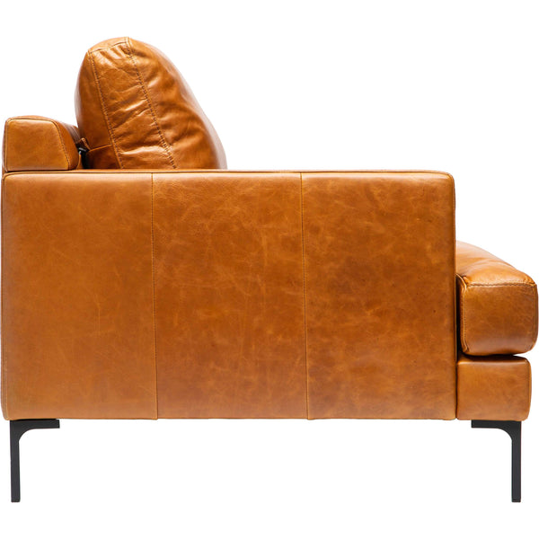 Home Fashion Ansel Leather Sofa Oil Buffalo Camel
