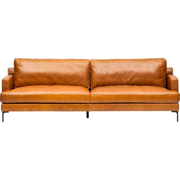 home fashion Ansel Leather Sofa Oil Buffalo Camel