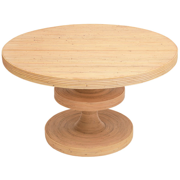 Home Fashion Apollonia Round Dining Table Natural