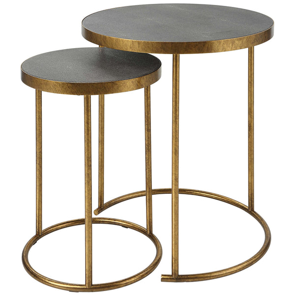 home fashion Aragon Nesting Tables Gray Set of 2