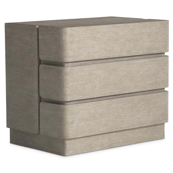 home fashion Arcadia 3 Drawer Nightstand Clay